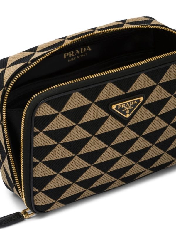 Prada Symbole embroidered messenger bag - Image 5