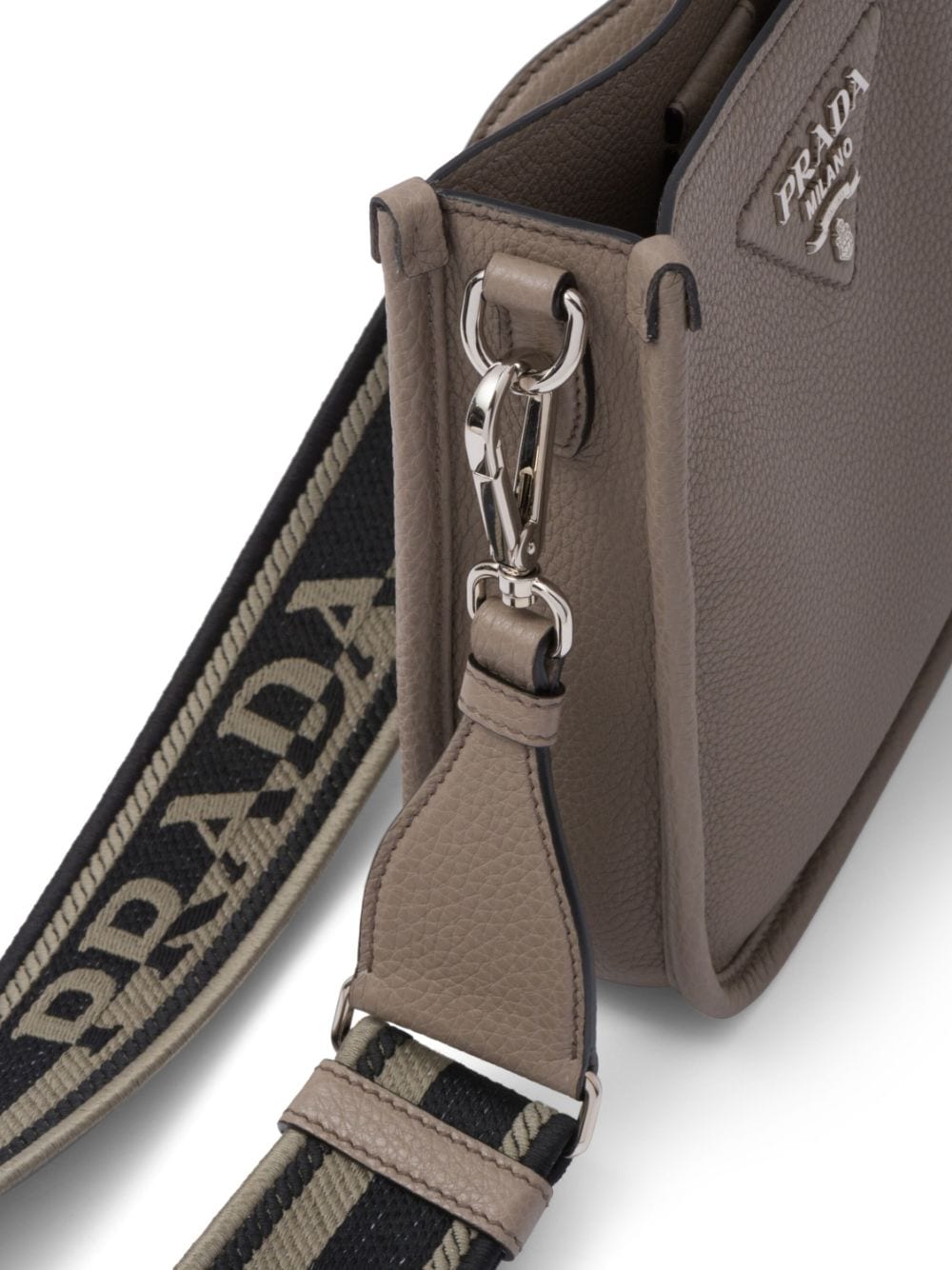 Prada mini logo-plaque shoulder bag - Image 5