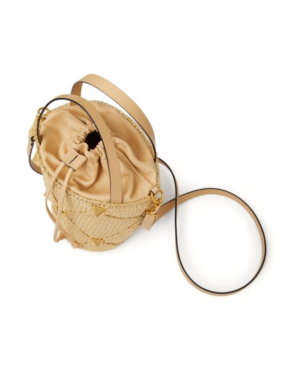 Valentino Garavani Roman Stud interwoven bucket bag - Image 4
