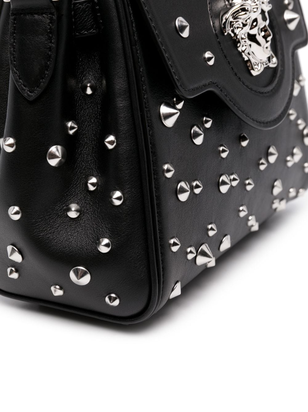 Versace small La Medusa studded top-handle bag - Image 6