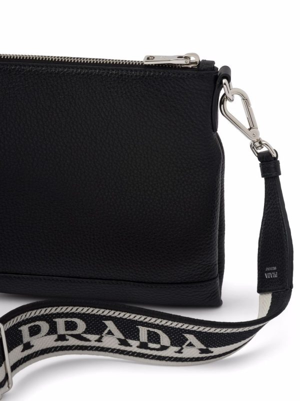 Prada Flou logo-plaque shoulder bag - Image 5