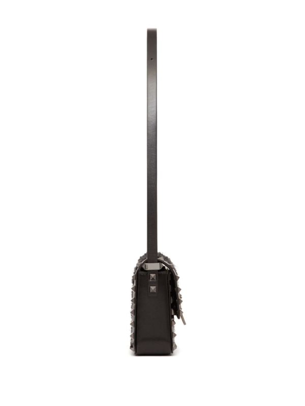 Valentino Garavani Rockstud23 E/W tweed shoulder bag - Image 5