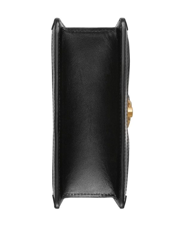 Gucci GG-debossed leather shoulder bag - Image 5