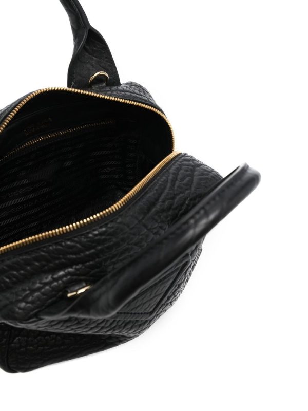Prada grained leather tote bag - Image 5