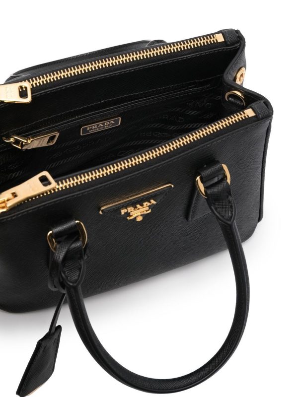 Prada logo-plaque tote bag - Image 5