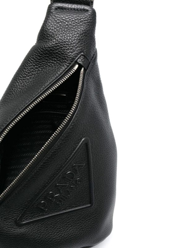 Prada Cross logo-embossed backpack - Image 5