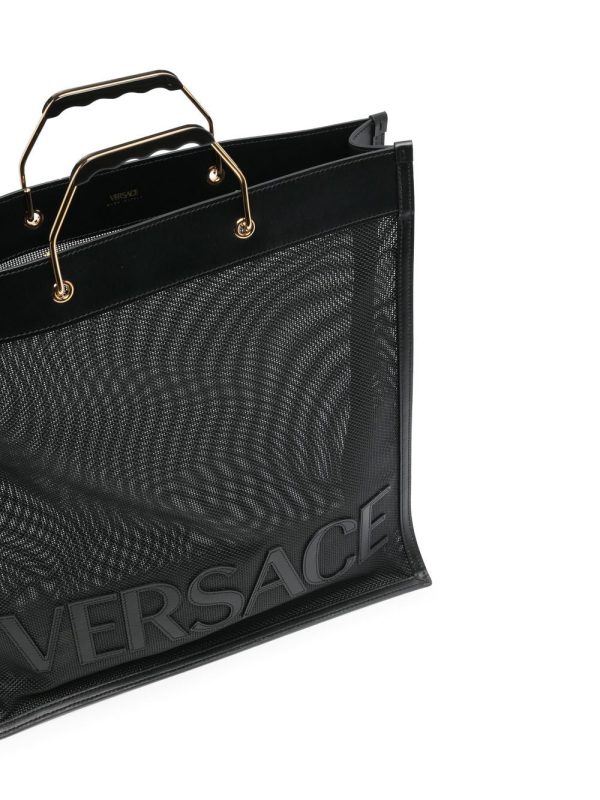 Versace Shopper logo-embellished tote bag - Image 5