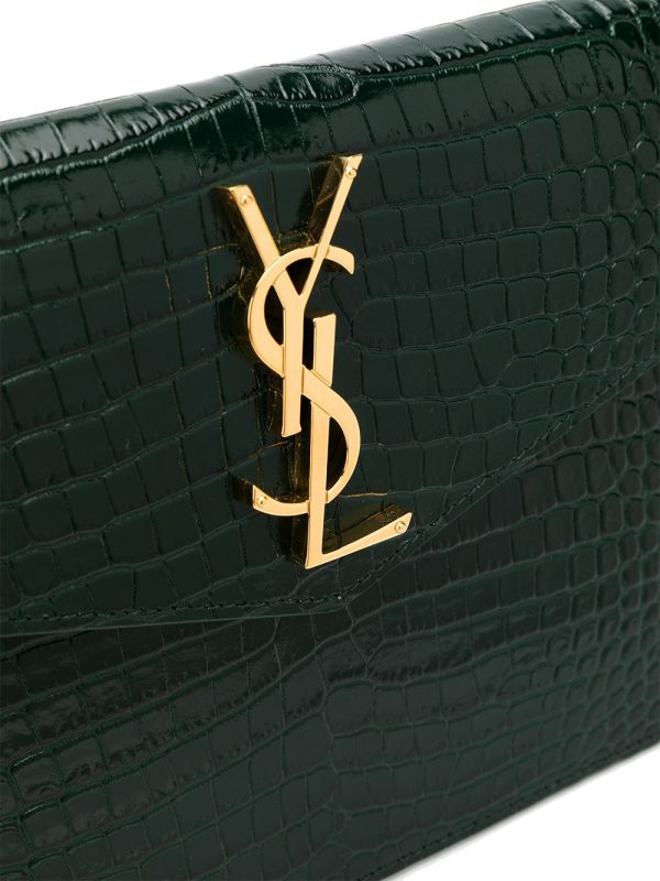 Saint Laurent logo plaque clutch bag - Image 5