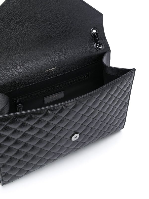 Saint Laurent Envelope quilted shoulder bag - Image 5
