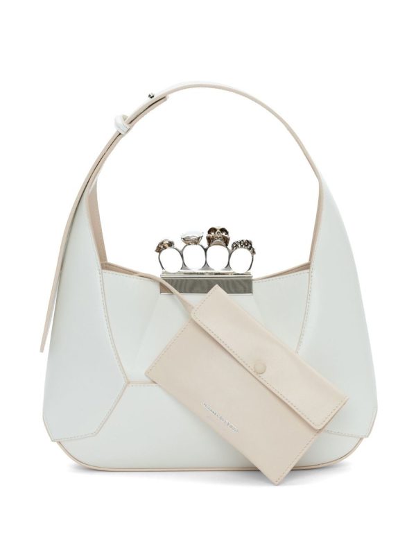 Alexander McQueen Jewelled Hobo leather tote bag - Image 2