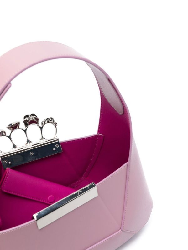 Alexander McQueen Jewelled Hobo leather tote bag - Image 2