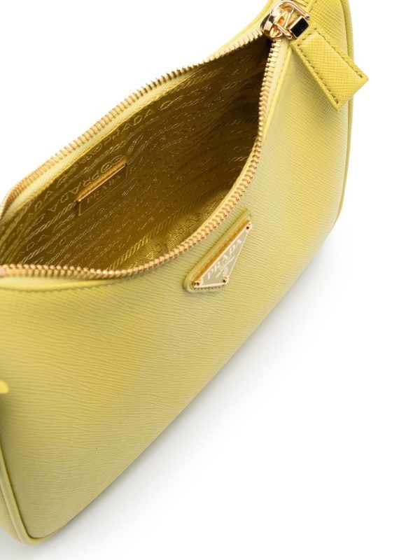 Prada mini Re-Edition leather shoulder bag - Image 5