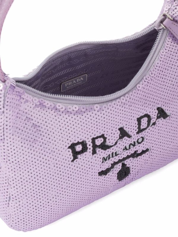 Prada Re-Edition 2000 sequinned mini bag - Image 5