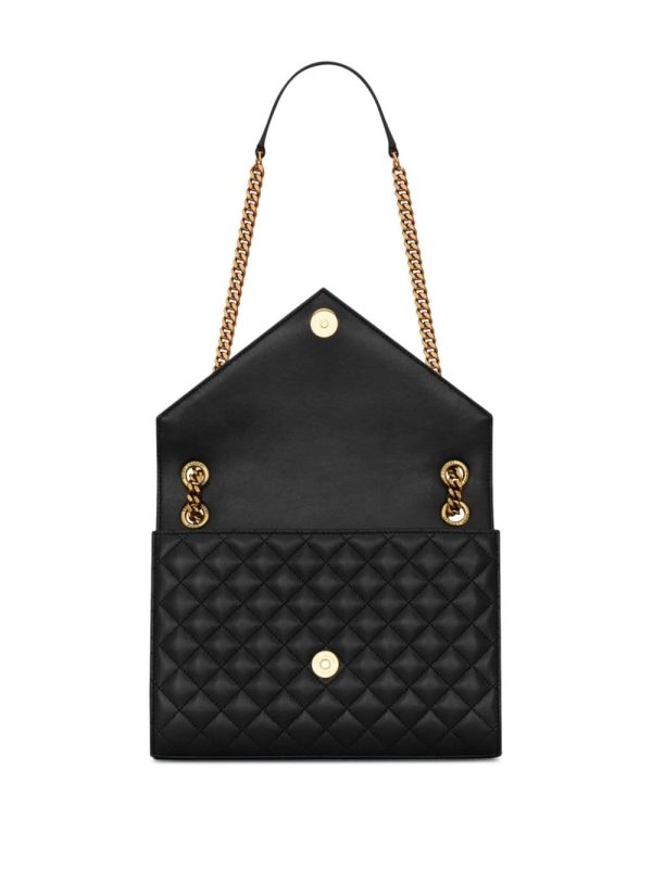 Saint Laurent medium Envelope matelassé shoulder bag - Image 5