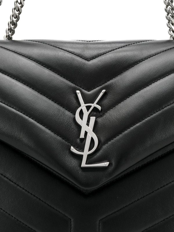 Saint Laurent medium Loulou quilted shoulder bag - Image 5