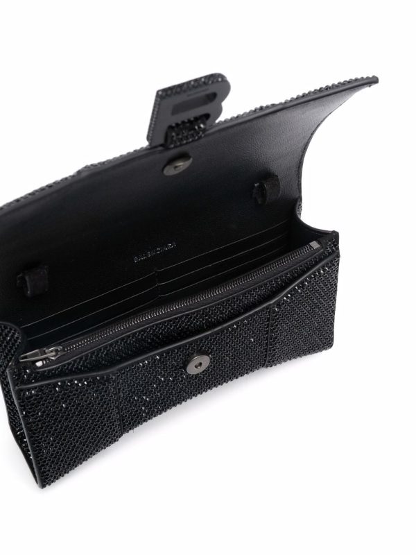 Balenciaga Hourglass crystal-studded crossbody bag - Image 5