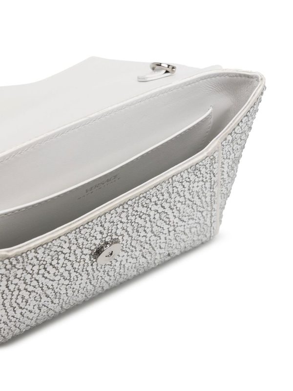 Versace La Medusa crystal envelope clutch - Image 4