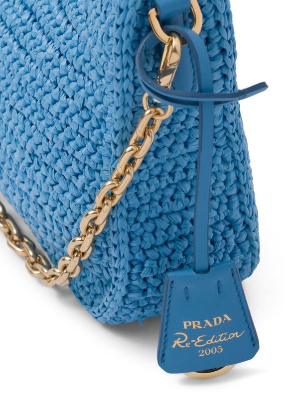 Prada Re-Edition 2005 crochet-knit shoulder bag - Image 5