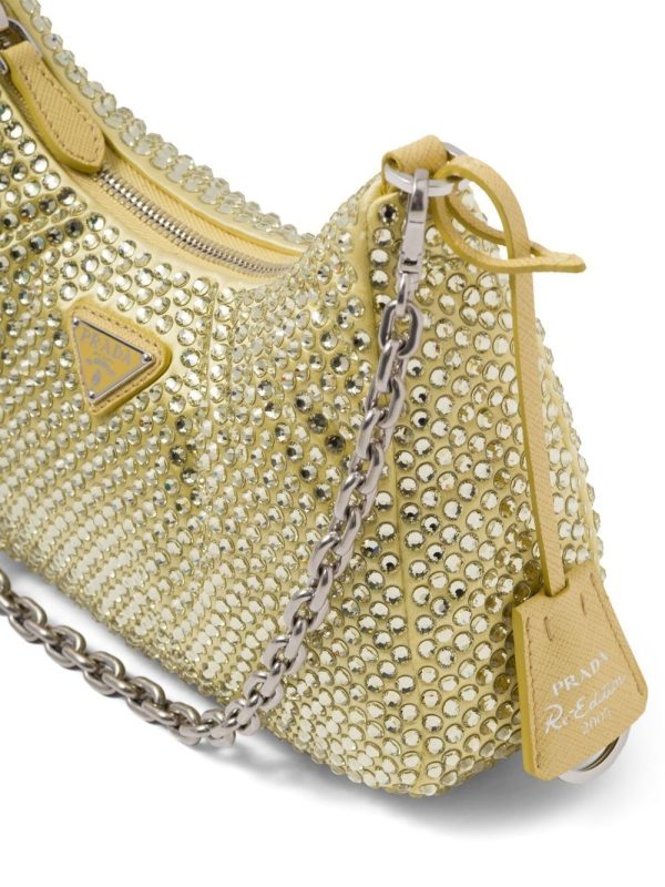 Prada Re-Edition 2005 crystal-embellished shoulder bag - Image 5