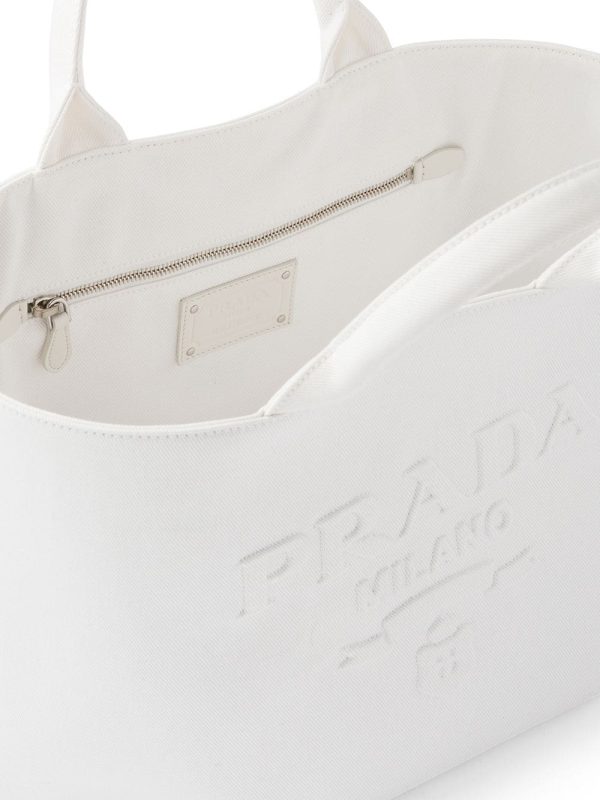 Prada embroidered-logo tote bag - Image 5
