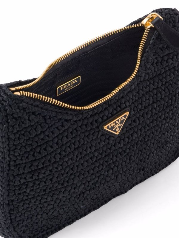Prada Re-Edition 2005 crochet-knit shoulder bag - Image 5