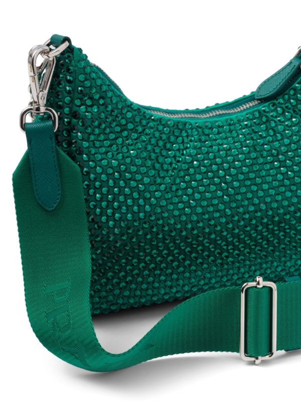 Prada Re-Edition 2005 crystal-embellished shoulder bag - Image 5