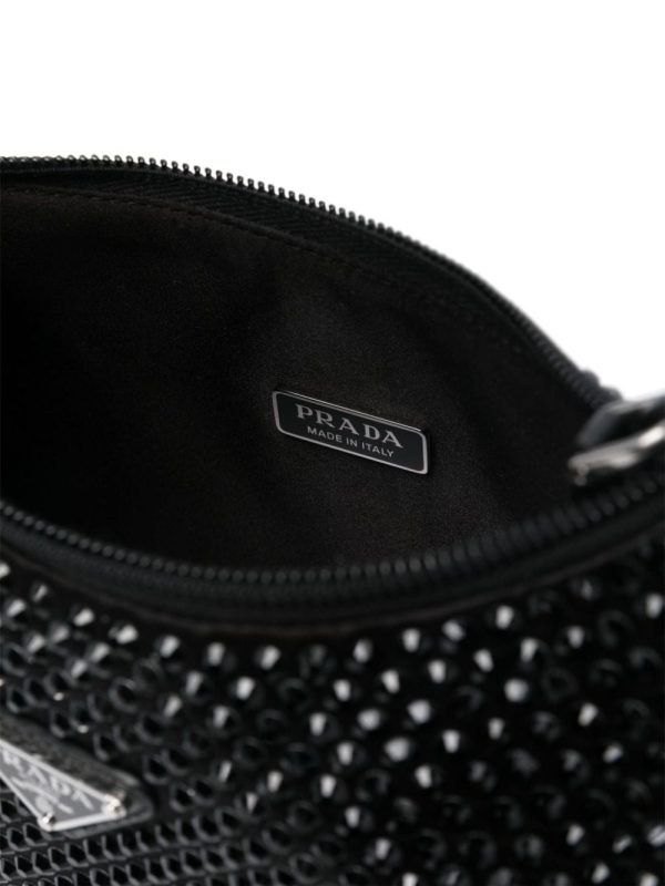 Prada rhinestone-embellished tote bag - Image 5