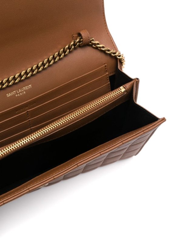 Saint Laurent Cassandre Matelassé logo-plaque clutch bag - Image 5