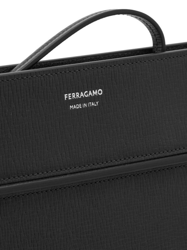 Ferragamo logo-print leather document holder - Image 5