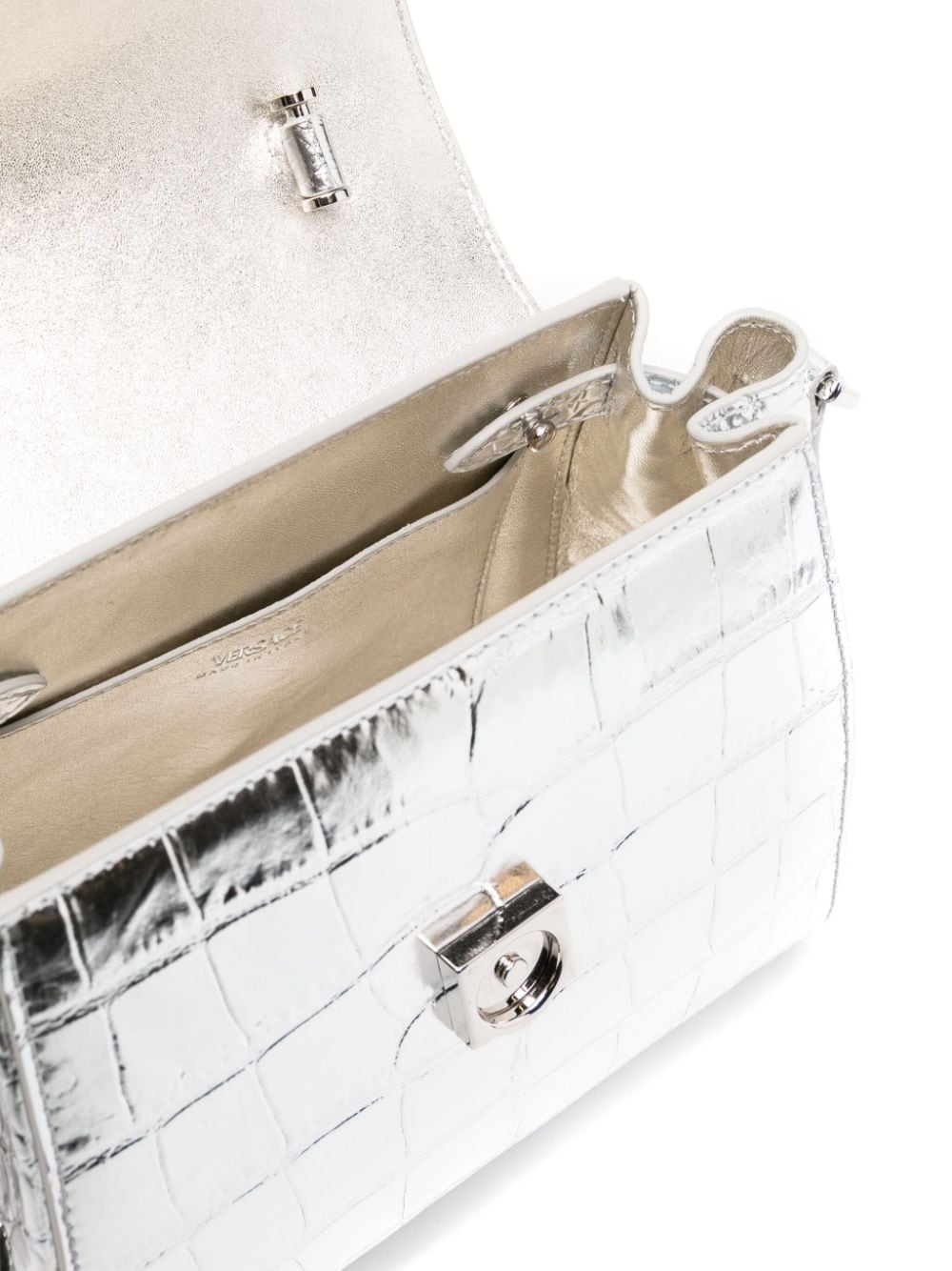 Versace small La Medusa leather tote bag - Image 6