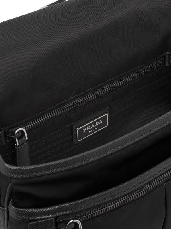 Prada small Re-Nylon and Saffiano leather shoulder bag - Image 5