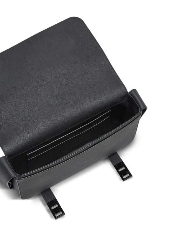 Ferragamo Gancini-plaque leather messenger bag - Image 5