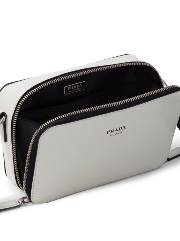 Prada Brique embossed leather shoulder bag - Image 5