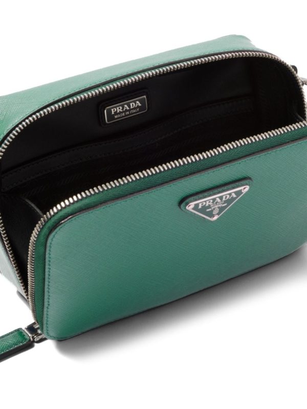 Prada logo-plaque messenger bag - Image 5