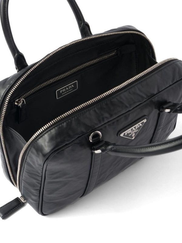 Prada medium leather tote bag - Image 5