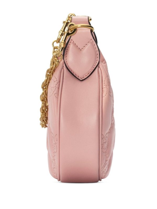 Gucci GG Matelassé half-moon shaped bag - Image 5