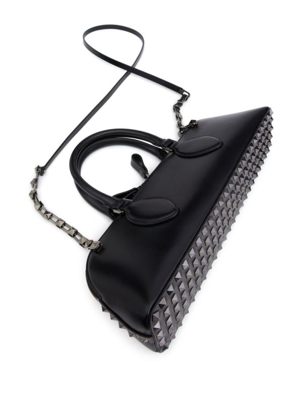 Valentino Garavani Rockstud E/W leather handbag - Image 4