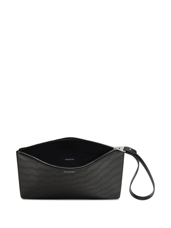 Balenciaga monogram-embossed clutch bag - Image 5