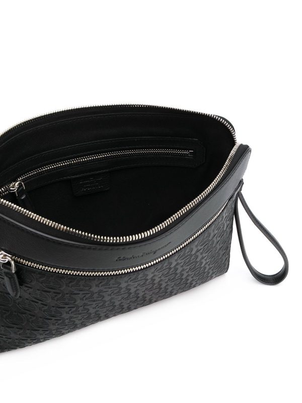 Ferragamo monogram-pattern clutch bag - Image 5