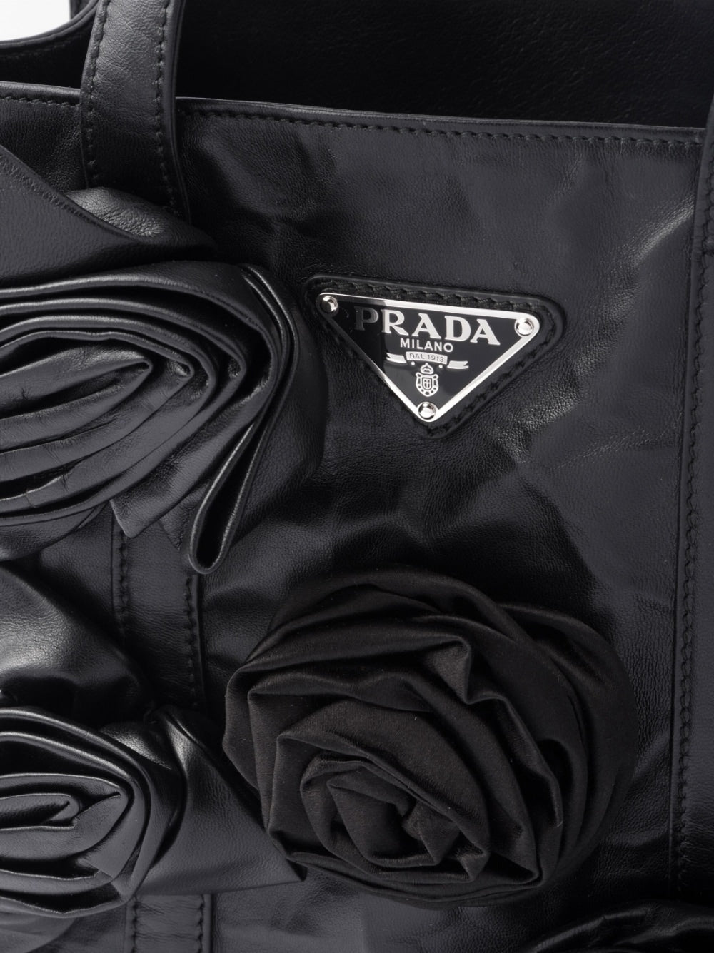 Prada mini floral-appliqué tote bag - Image 5
