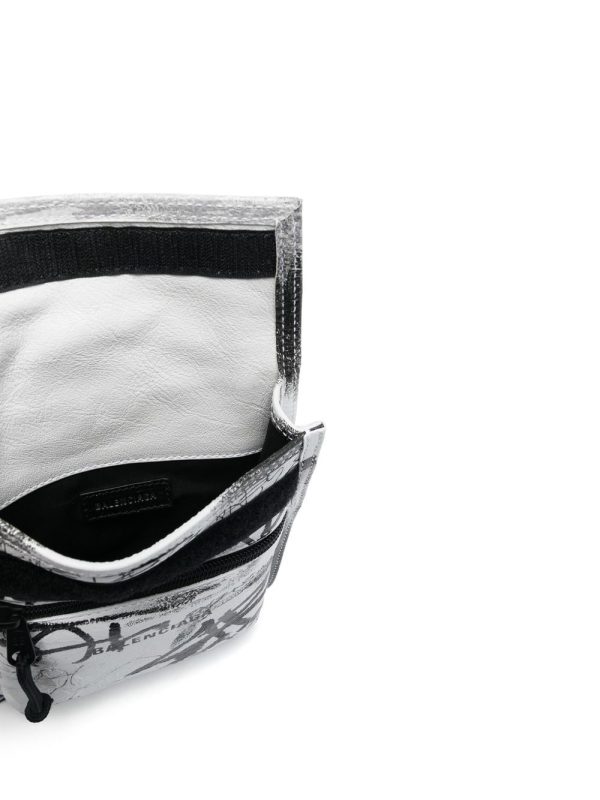 Balenciaga small Explored Graffiti messenger bag - Image 5