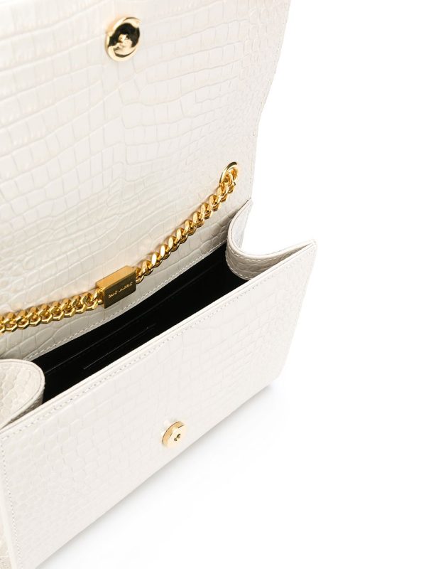 Saint Laurent Kate croc embossed shoulder bag - Image 5