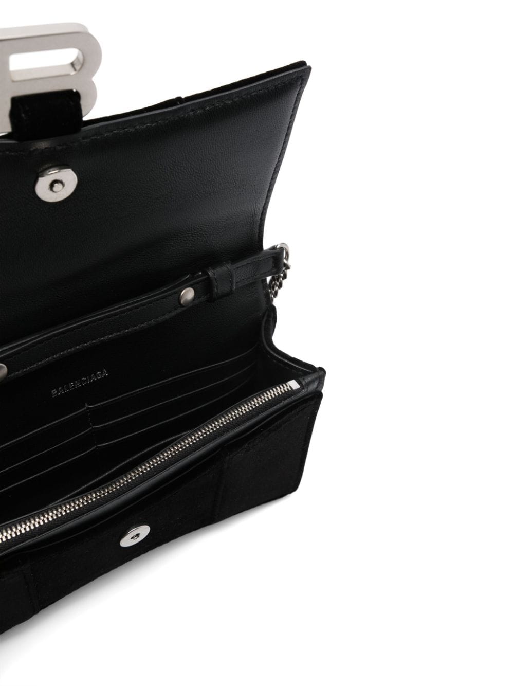 Balenciaga Hourglass velvet chain wallet - Image 5