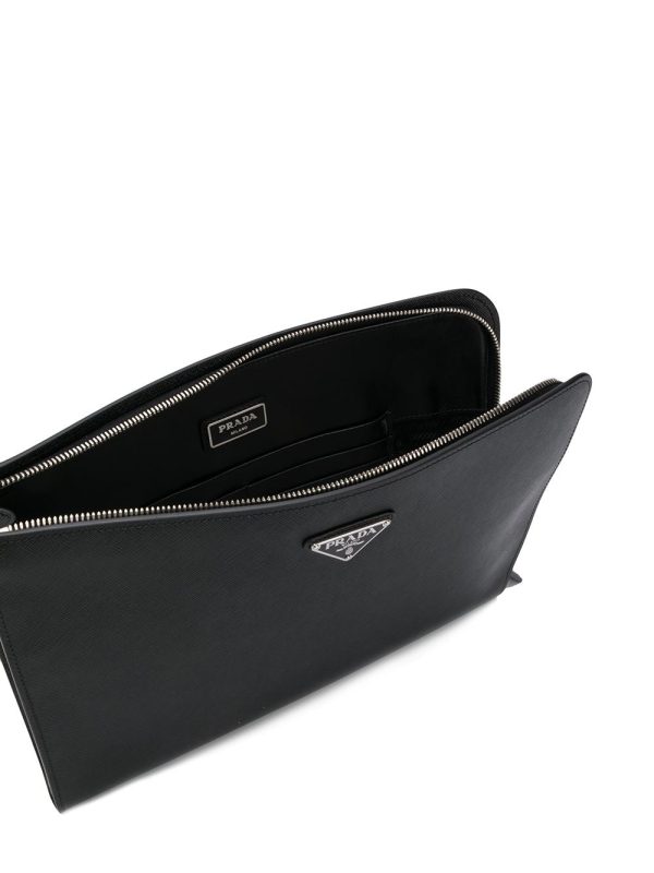 Prada logo clutch bag - Image 5