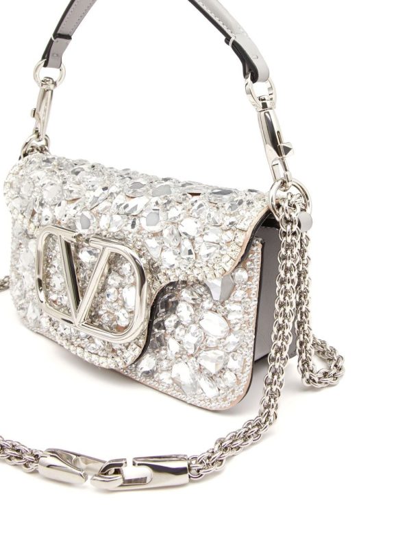 Valentino Garavani crystal-embellished shoulder bag - Image 5