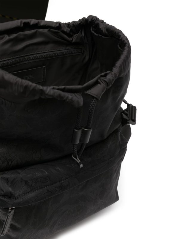 Versace Neo Nylon jacquard backpack - Image 5