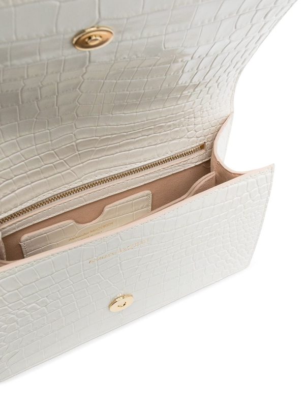 Alexander McQueen Jewelled embossed shoulder bag - Image 2