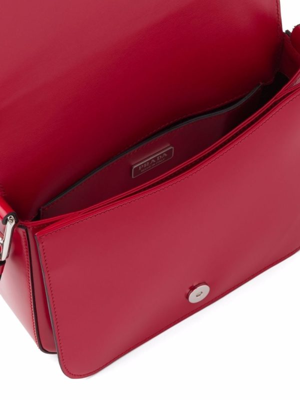 Prada brushed leather shoulder bag - Image 5