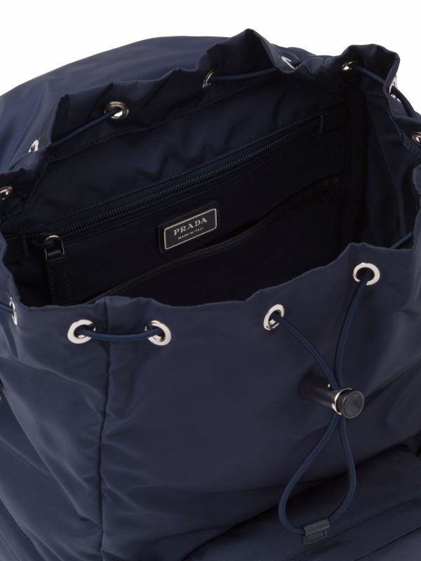 Prada Re-Nylon triangle logo backpack - Image 5