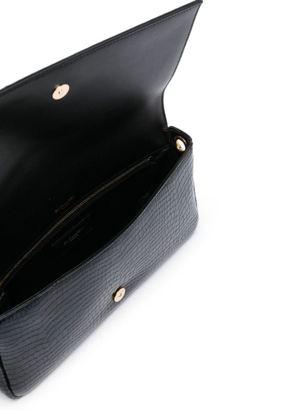 Saint Laurent Kate crocodile-embossed shoulder bag - Image 5